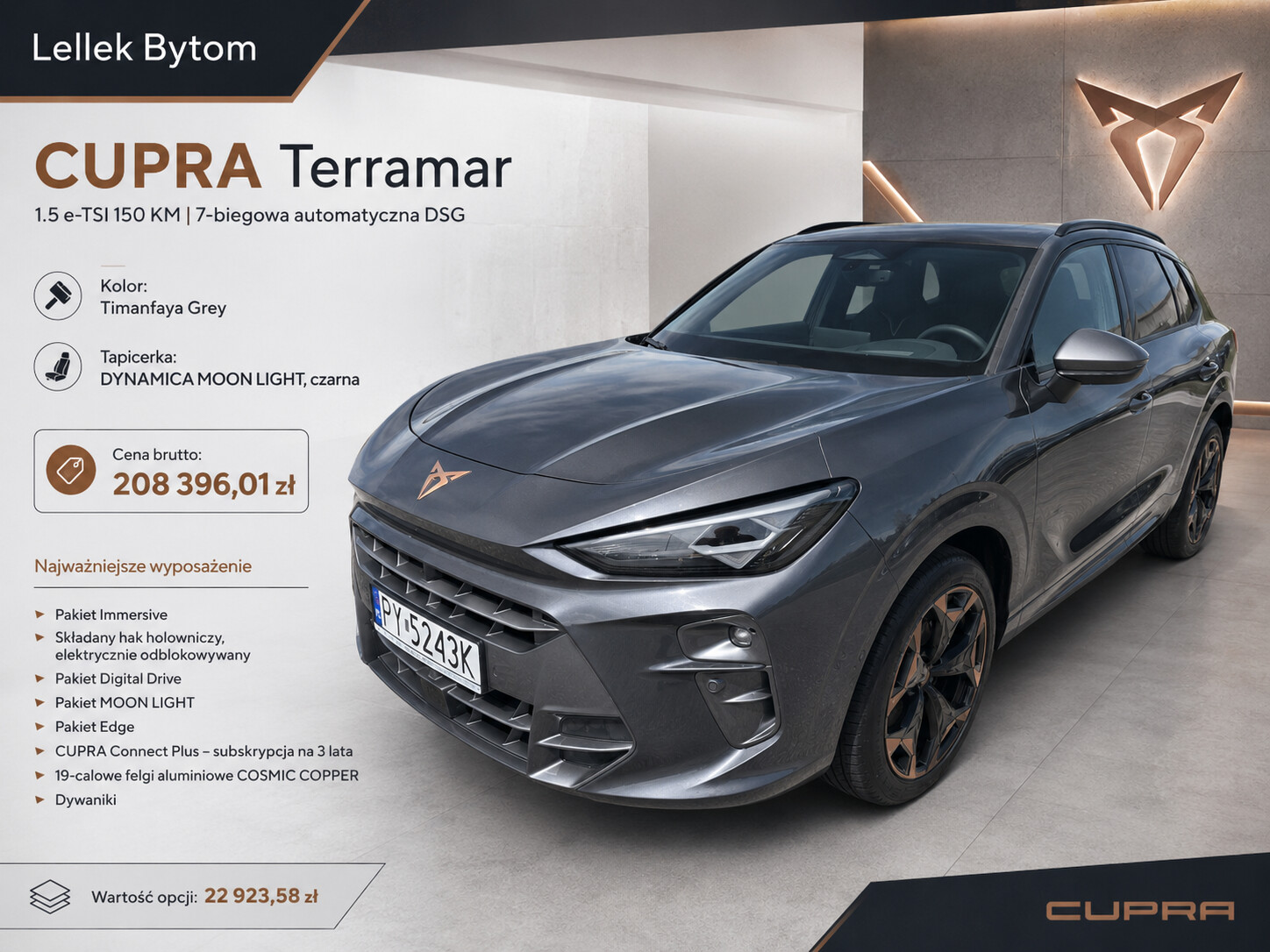 Cupra Terramar SUV 1.5 eTSI 150 KM (110 kW) automatyczna DSG