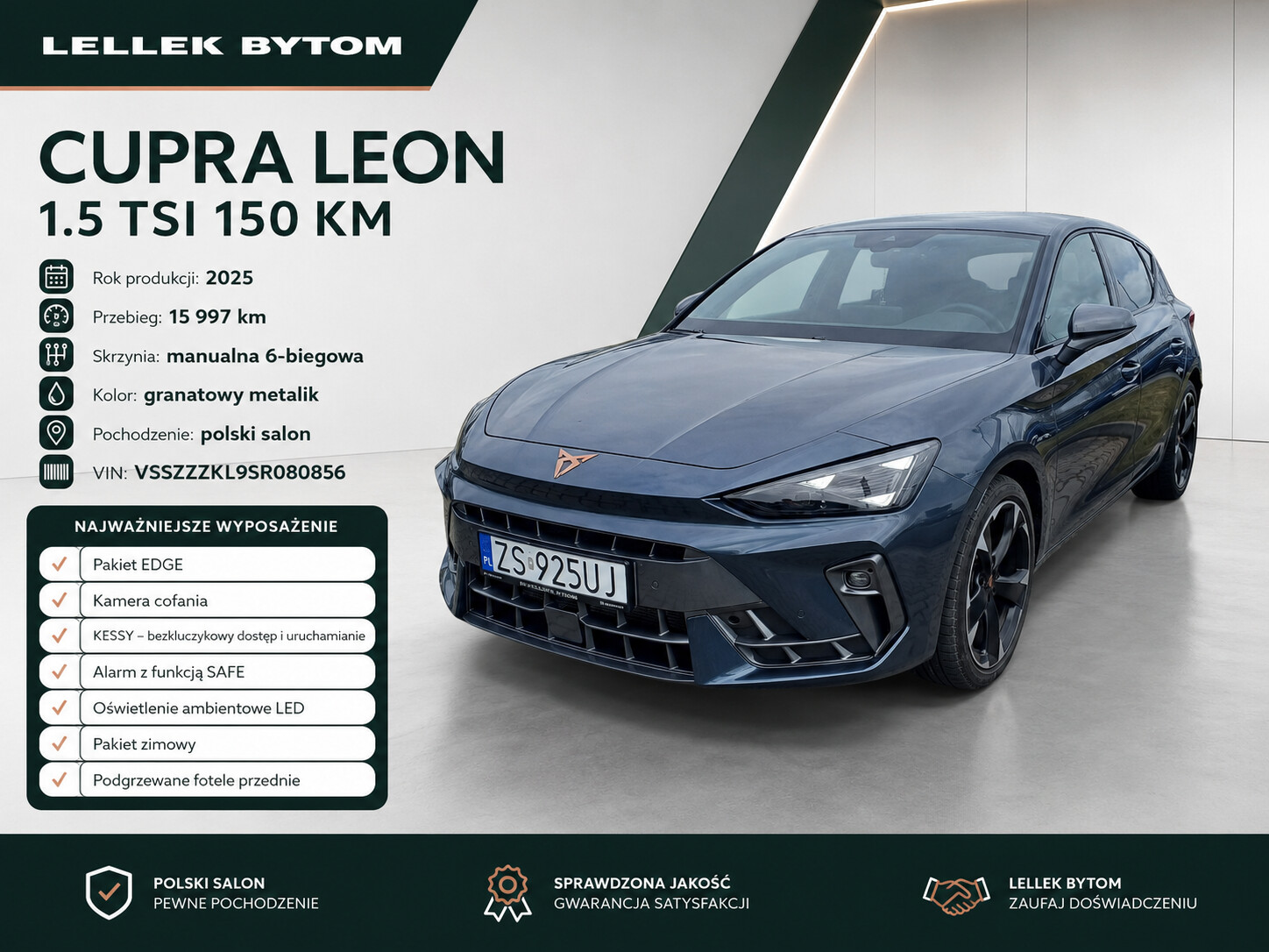 Cupra Leon 5D 1.5 TSI 150 KM 6-biegowa manualna
